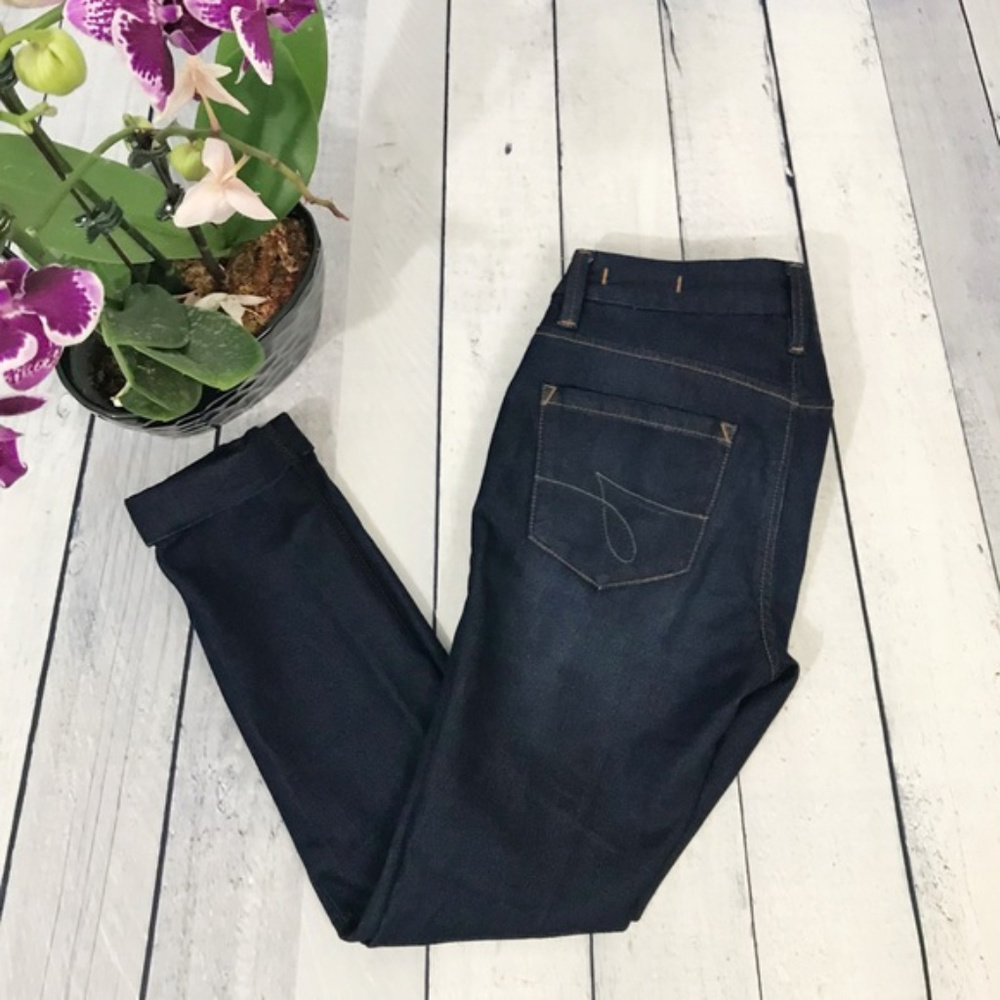 Jag Jeans Dark Wash Low Rise Slim Ankle Jeans 0P